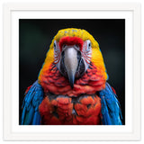 Close Up Portrait Of A Colorful Macaw Parrot thumbnail