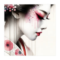 Petal Drift Modern Geisha (Print Only)