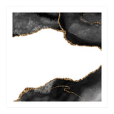 Black & Gold Agate Texture 09 (Print Only) thumbnail
