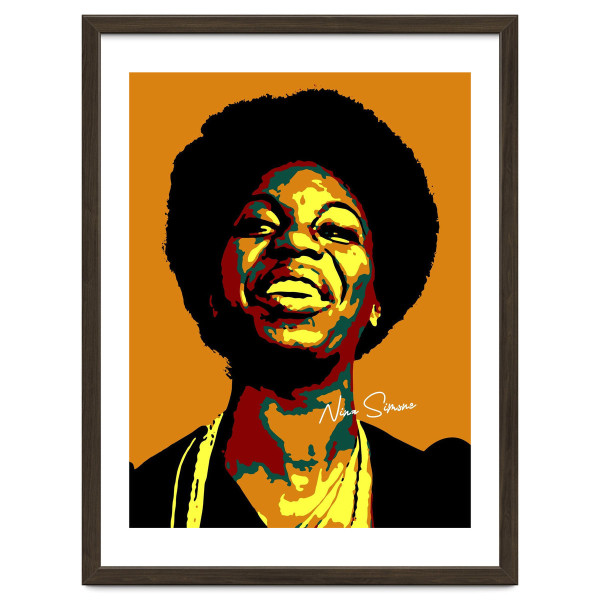 Nina Simone Music Legend in Pop Art