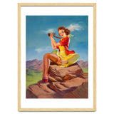 Pinup Sexy Binoculars Girl thumbnail