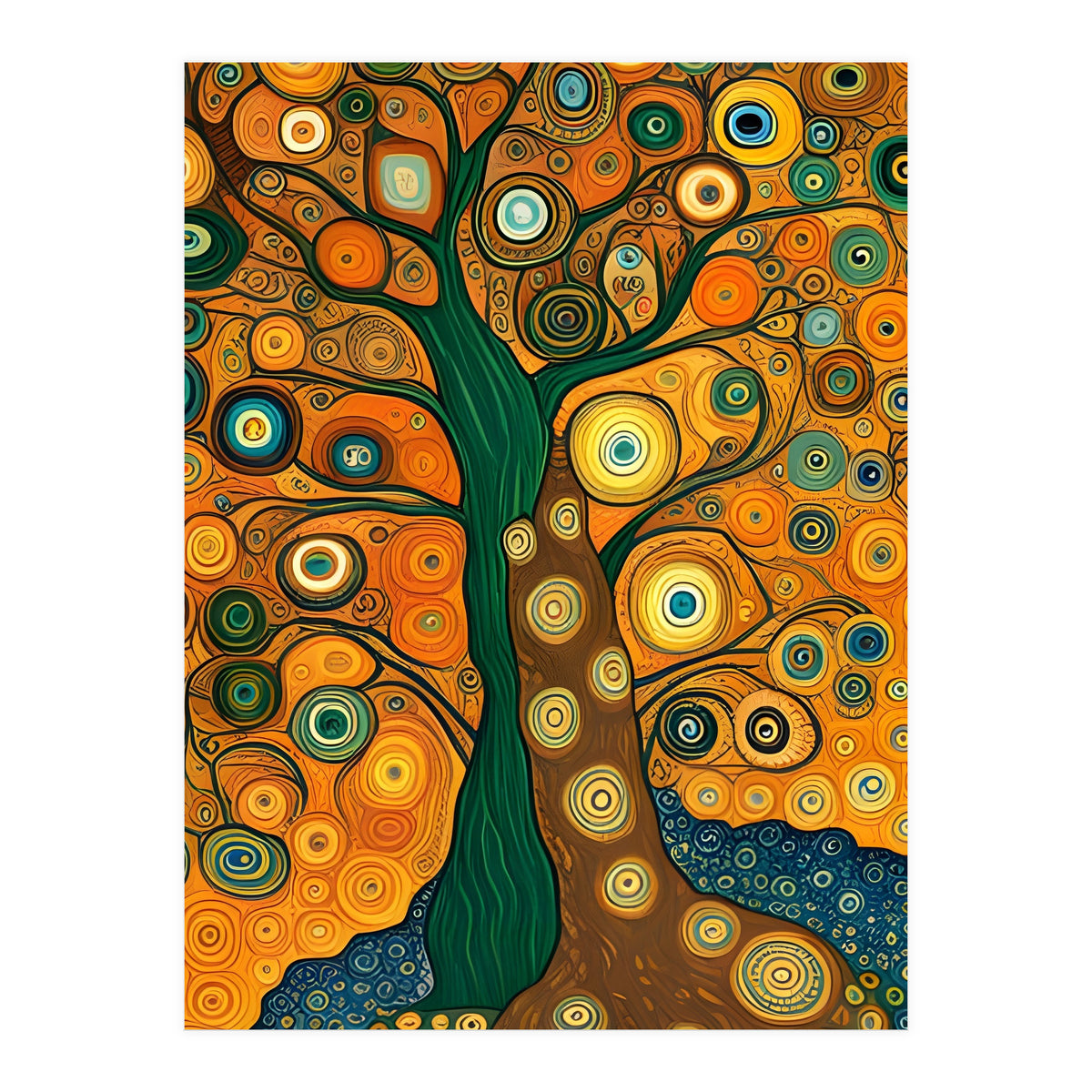 Artificial Masterworks - Klimt van Gogh (Print Only)