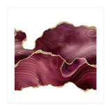 Burgundy & Gold Glitter Agate Texture 08  (Print Only) thumbnail