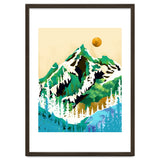 Grass Is Greener Wherever It Is Loved Positivity Nature Landscape Snow, Winter Mountains Painting Forest, Wild Travel Adventure thumbnail