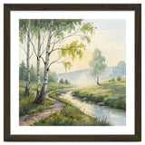 Birch Grove Serenity: A Meadow Wildflower Path thumbnail