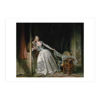 Jean-Honoré Fragonard – The Stolen Kiss | Elegant Rococo Romance & Secret Intimacy (Print Only)