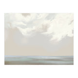 Abstract muted sea and clouds oil painting  (Print Only) thumbnail