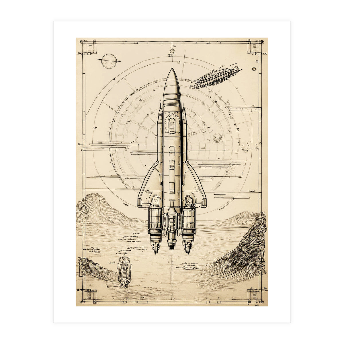 Back To The Moon 012 (Print Only)