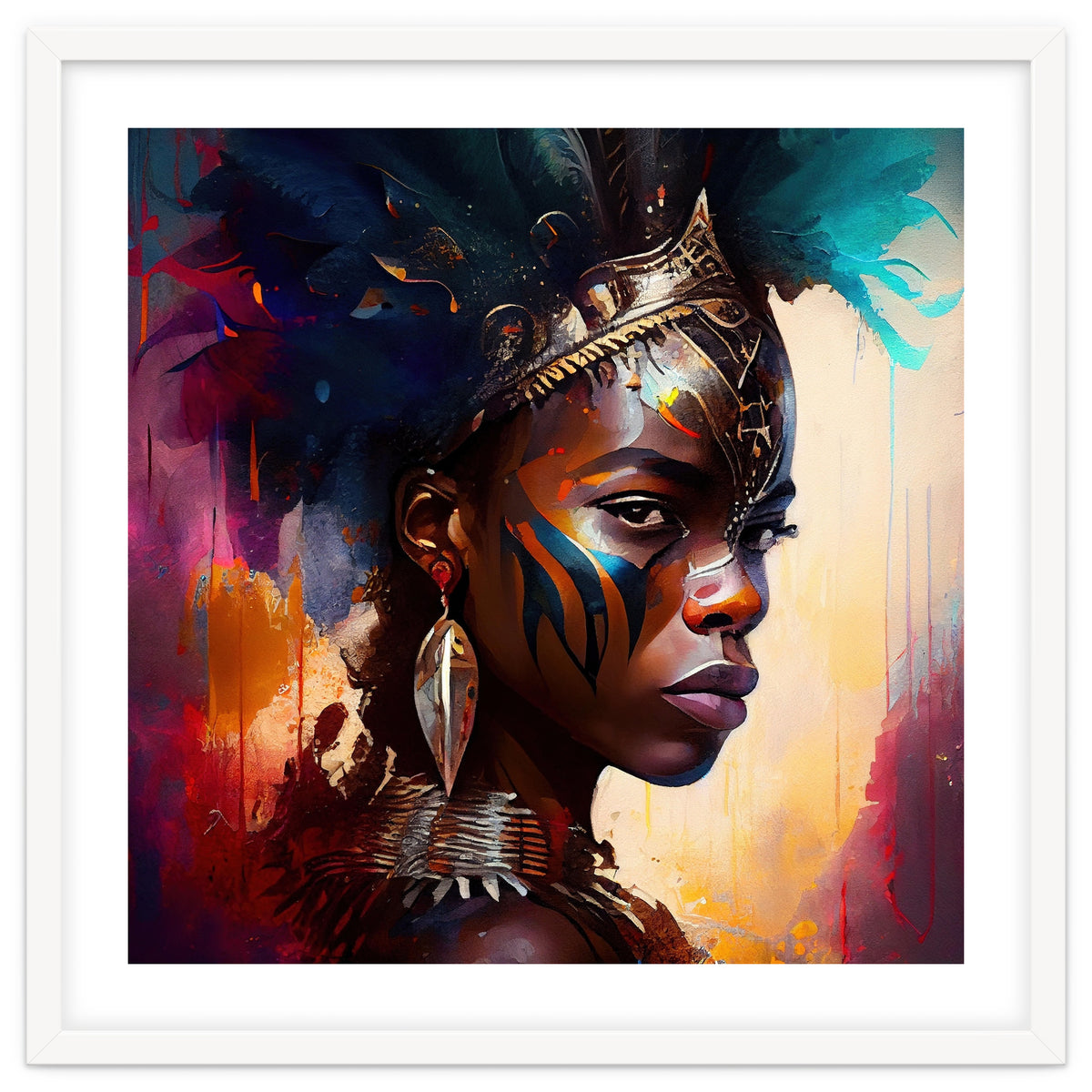 Powerful African Warrior Woman #4