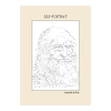 Self Portrait – Leonardo Da Vinci (ascii Art) (Print Only) thumbnail