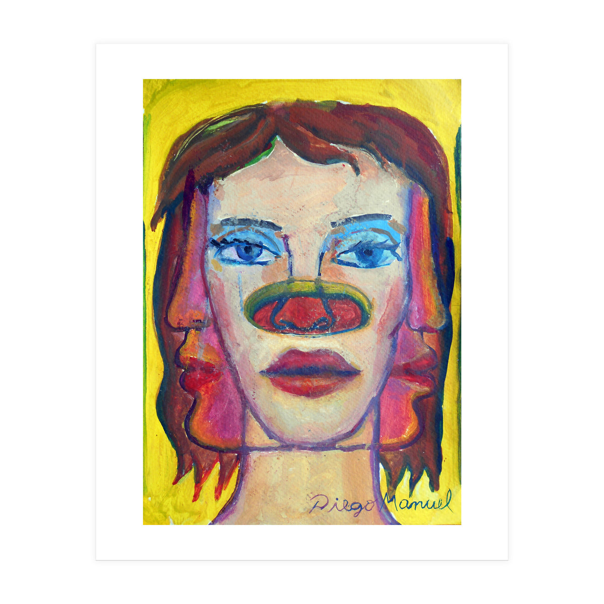 Cabeza De Mujer 16 (Print Only)