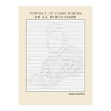 Portrait of Count Honoré de La Riboisière – Antoine-Jean Gros (ascii art)  (Print Only) thumbnail