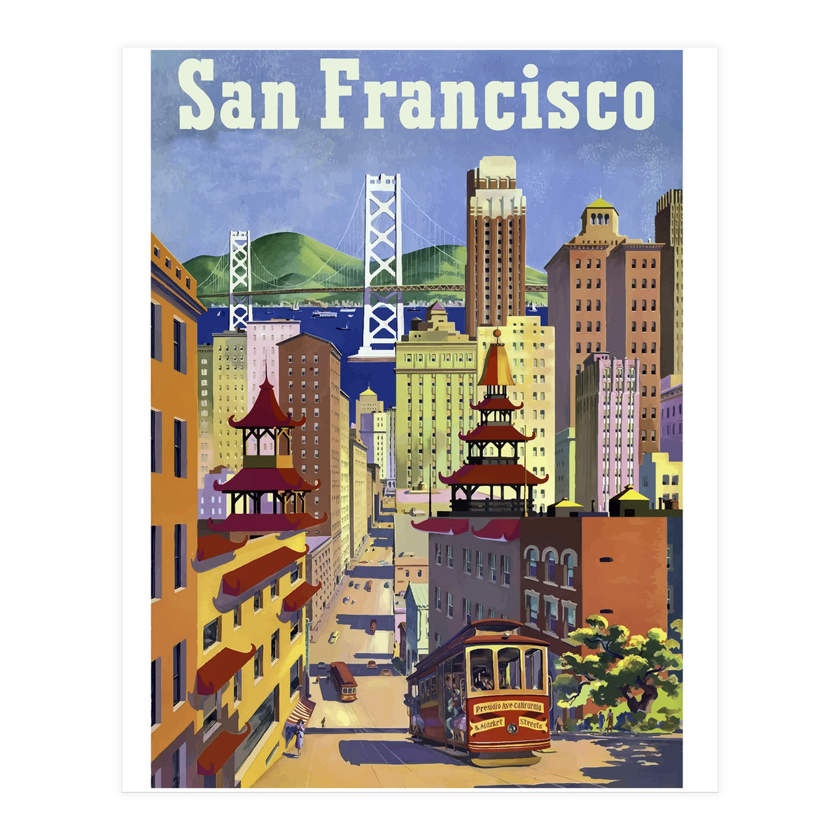 San Francisco Cityscape (Print Only)