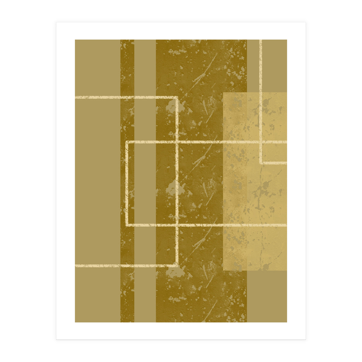 Golden Construction (Print Only)