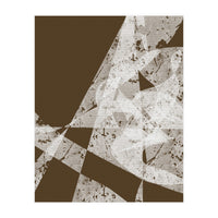 Abstract White Scratch (Print Only)