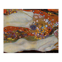 Wasserschlangen - Watersnakes II (The friends),1904/07. Canvas, 80 x 145 cm. (Print Only)