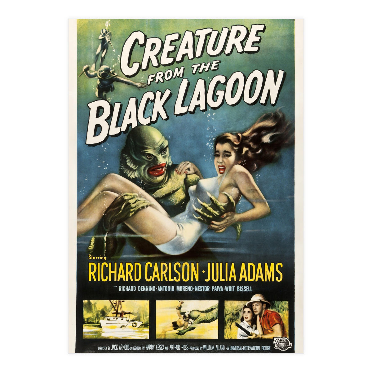 CREATURE FROM THE BLACK LAGOON (1954), directed by JACK ARNOLD. (Print Only)