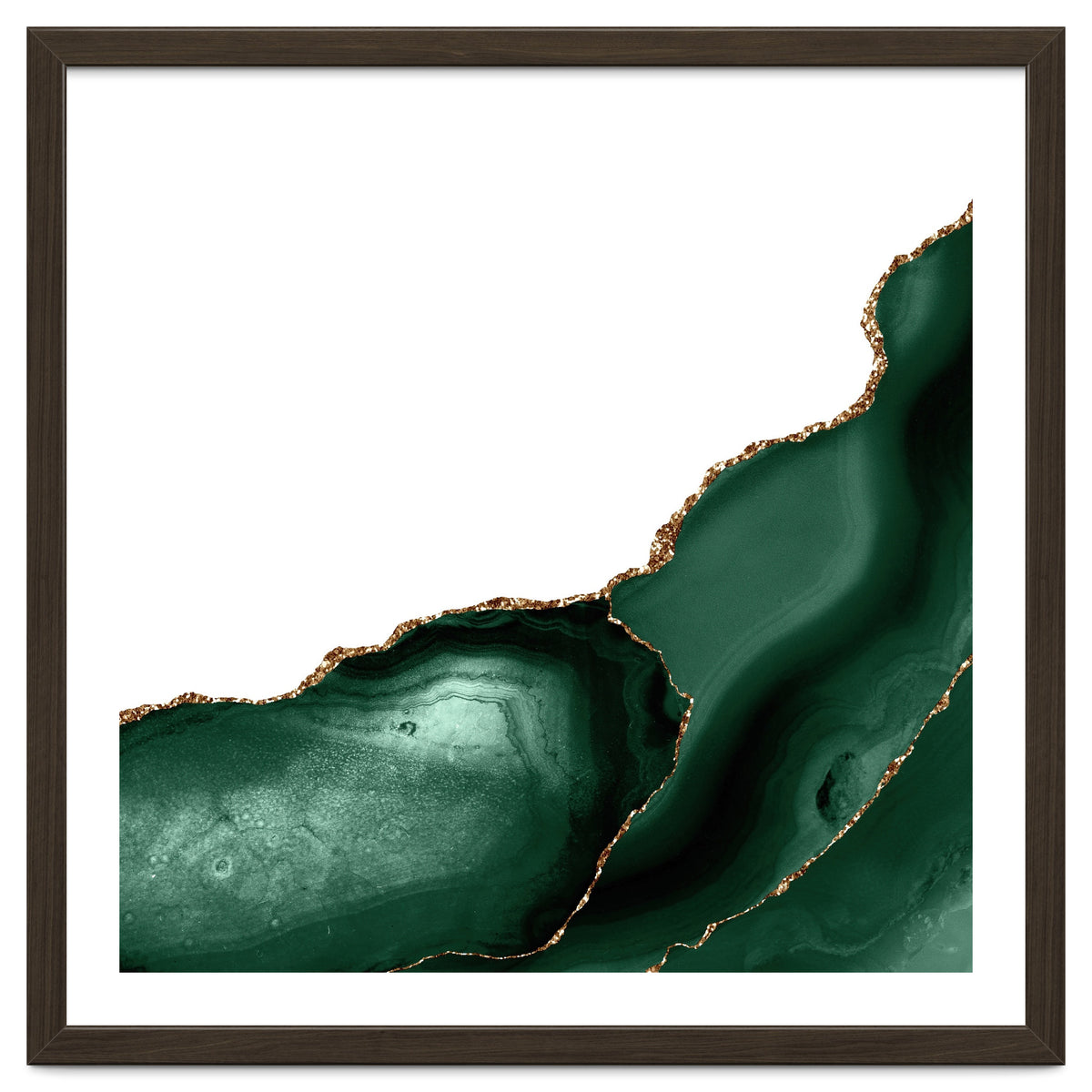 Emerald & Gold Agate Texture 09