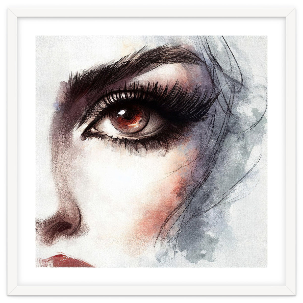 Amber Eye Portrait Fragment