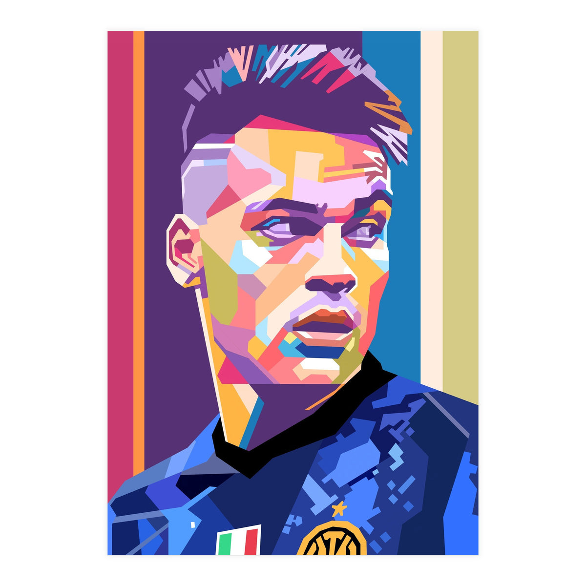 Lautaro Martinez art (Print Only)