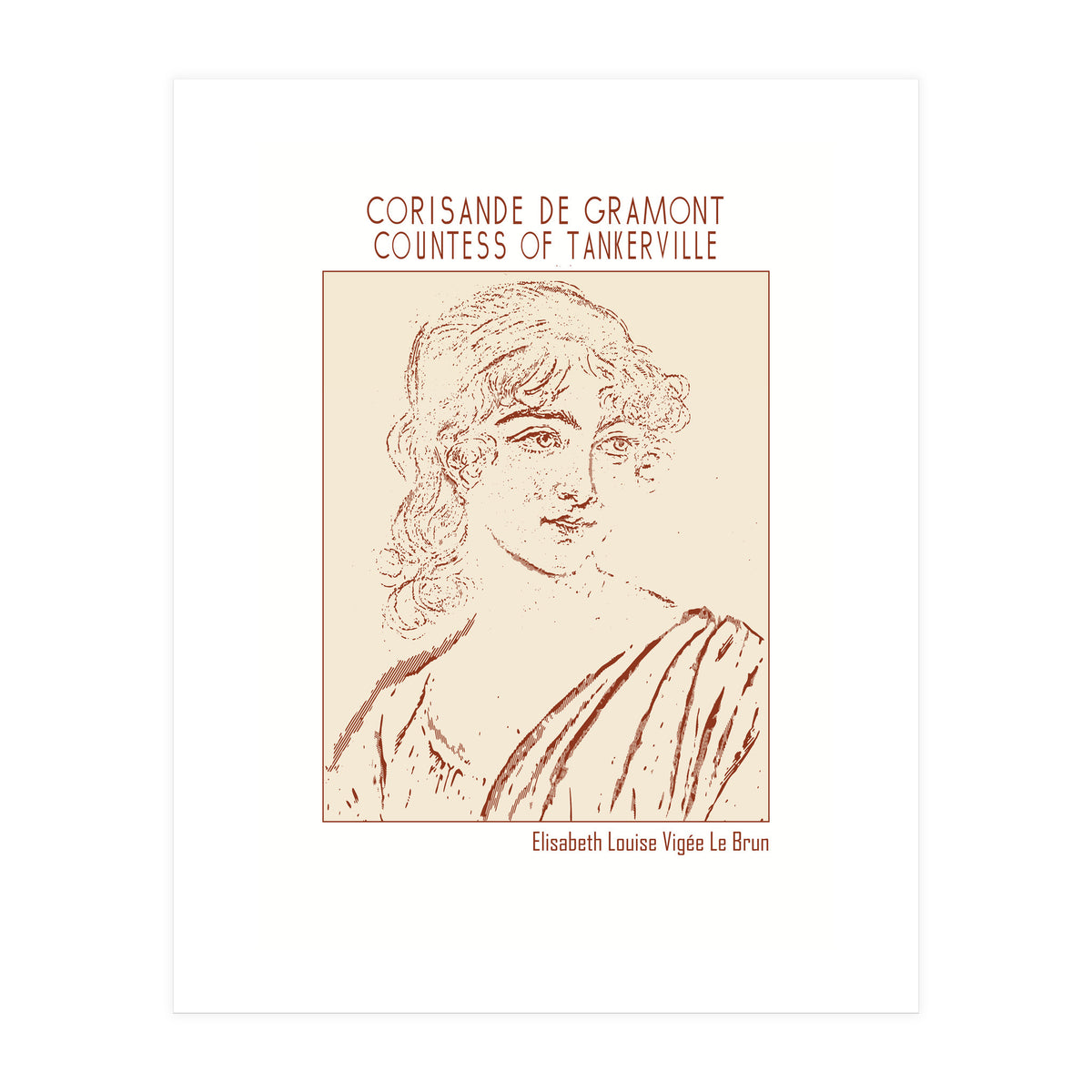 Corisande De Gramont, Countess Of Tankerville  (Print Only)