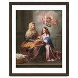 Bartolomé Esteban Murillo / 'Saint Anne with the Virgin', ca.  1655, Spanish School. VIRGIN MARY. thumbnail