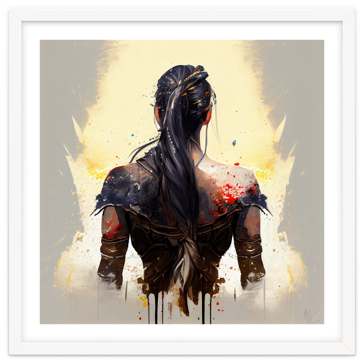 Powerful Warrior Back Woman #1