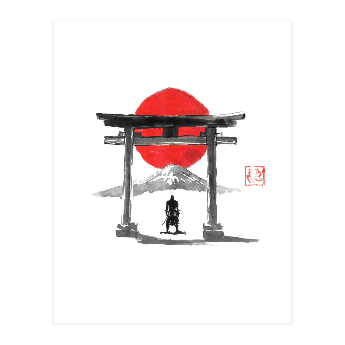 Samurai At The Gate (Print Only)