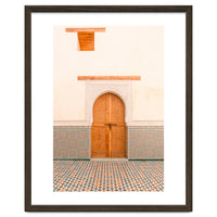 Moroccan door of the Mausoleum