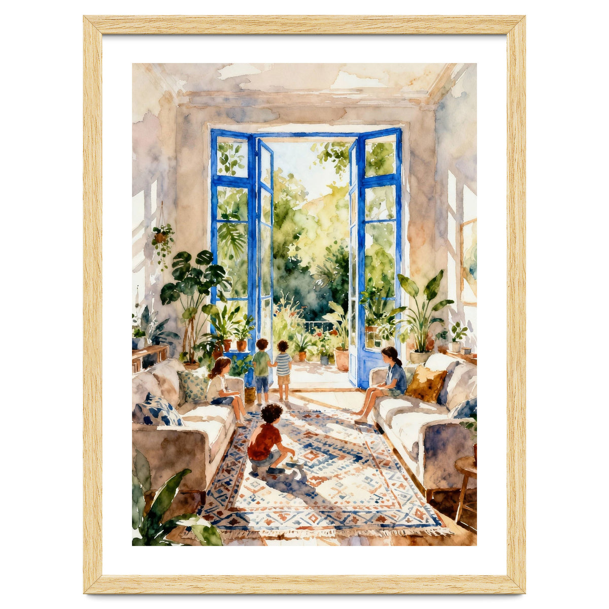 Matisse Inspired Family Room