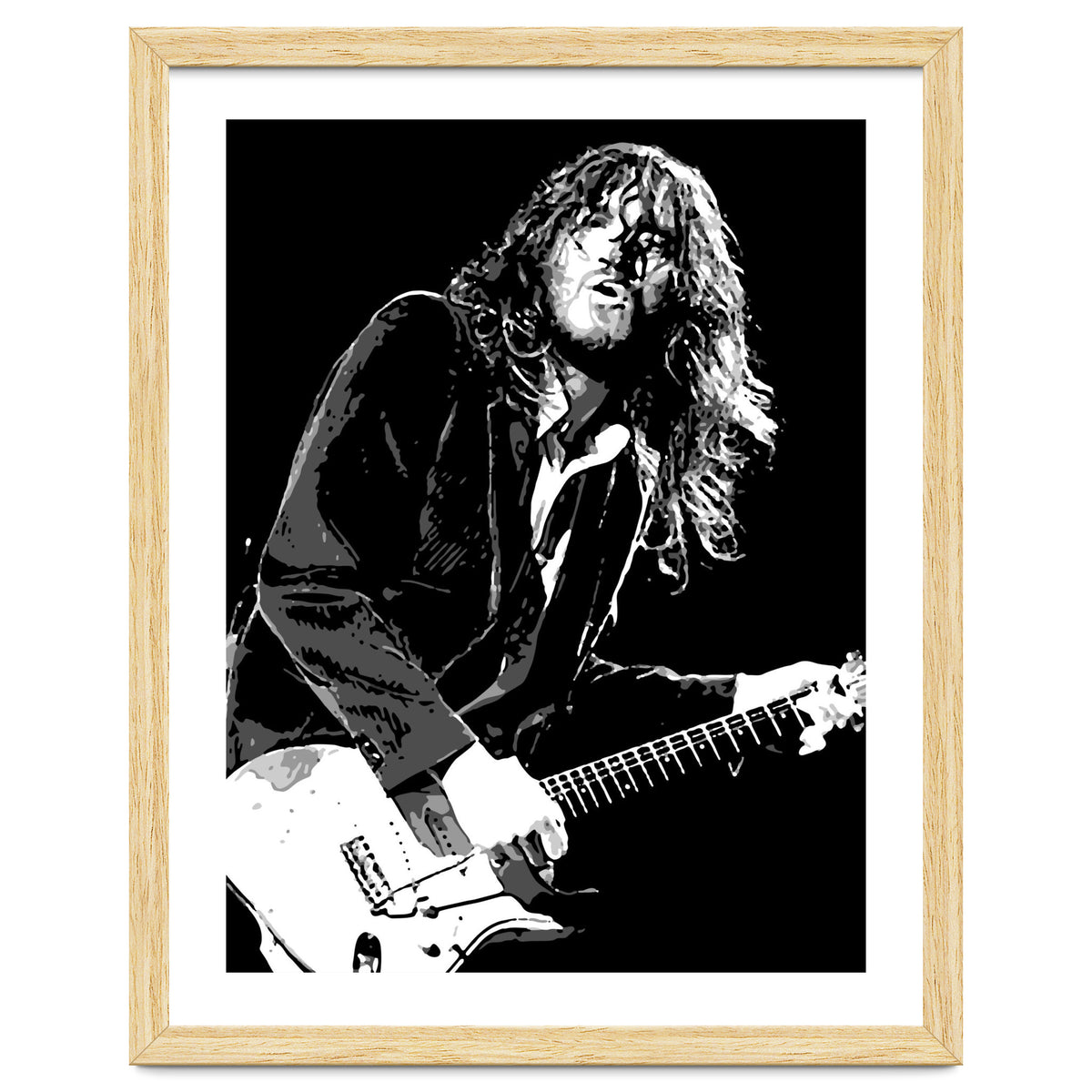 John Frusciante American Musician Legend in Monochrome