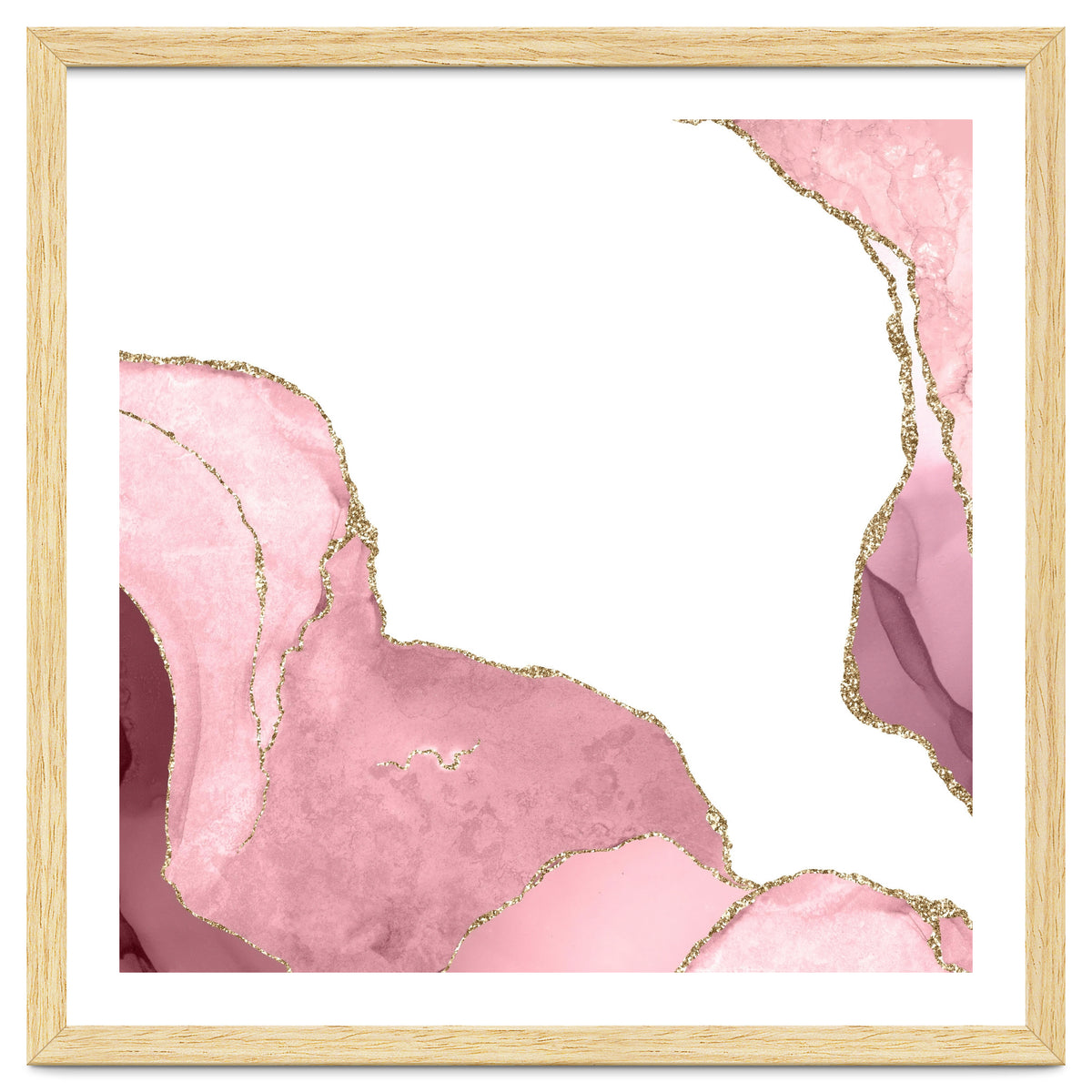 Blush & Gold Agate Texture 07