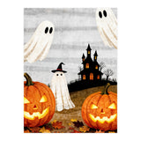 Spooky Halloween Ghost Pumpkin (Print Only) thumbnail
