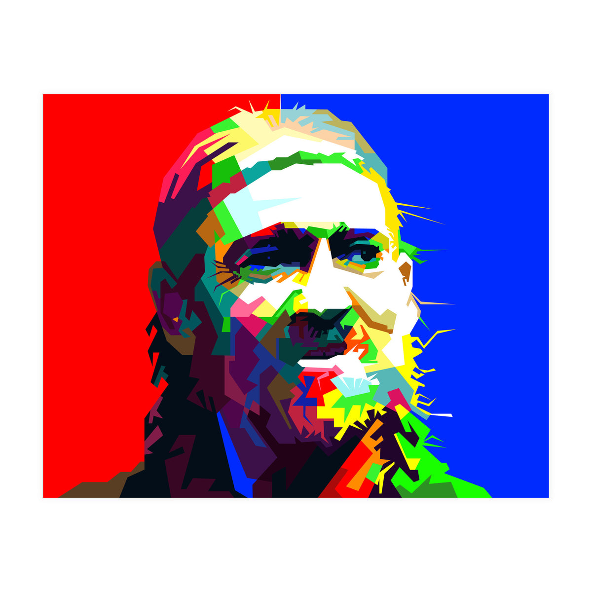 Willie Nelson Pop Art WPAP (Print Only)