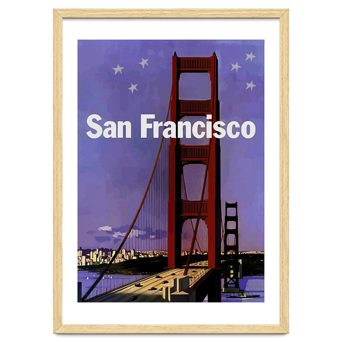 Gold Gate at Night, San Francisco