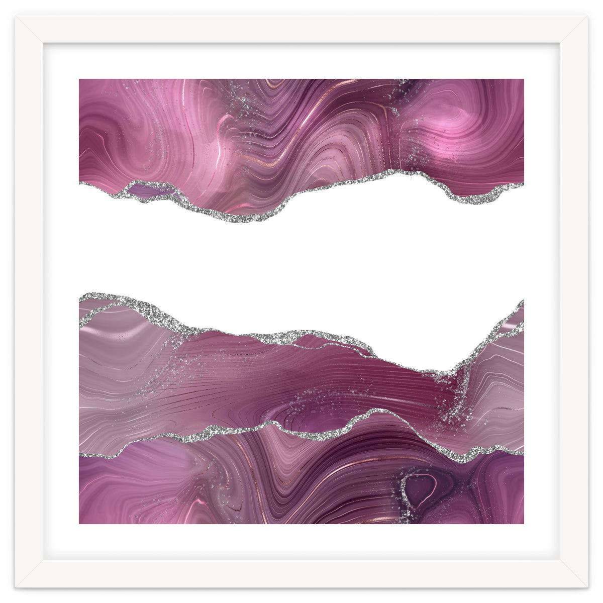 Mauve & Silver Agate Texture 08