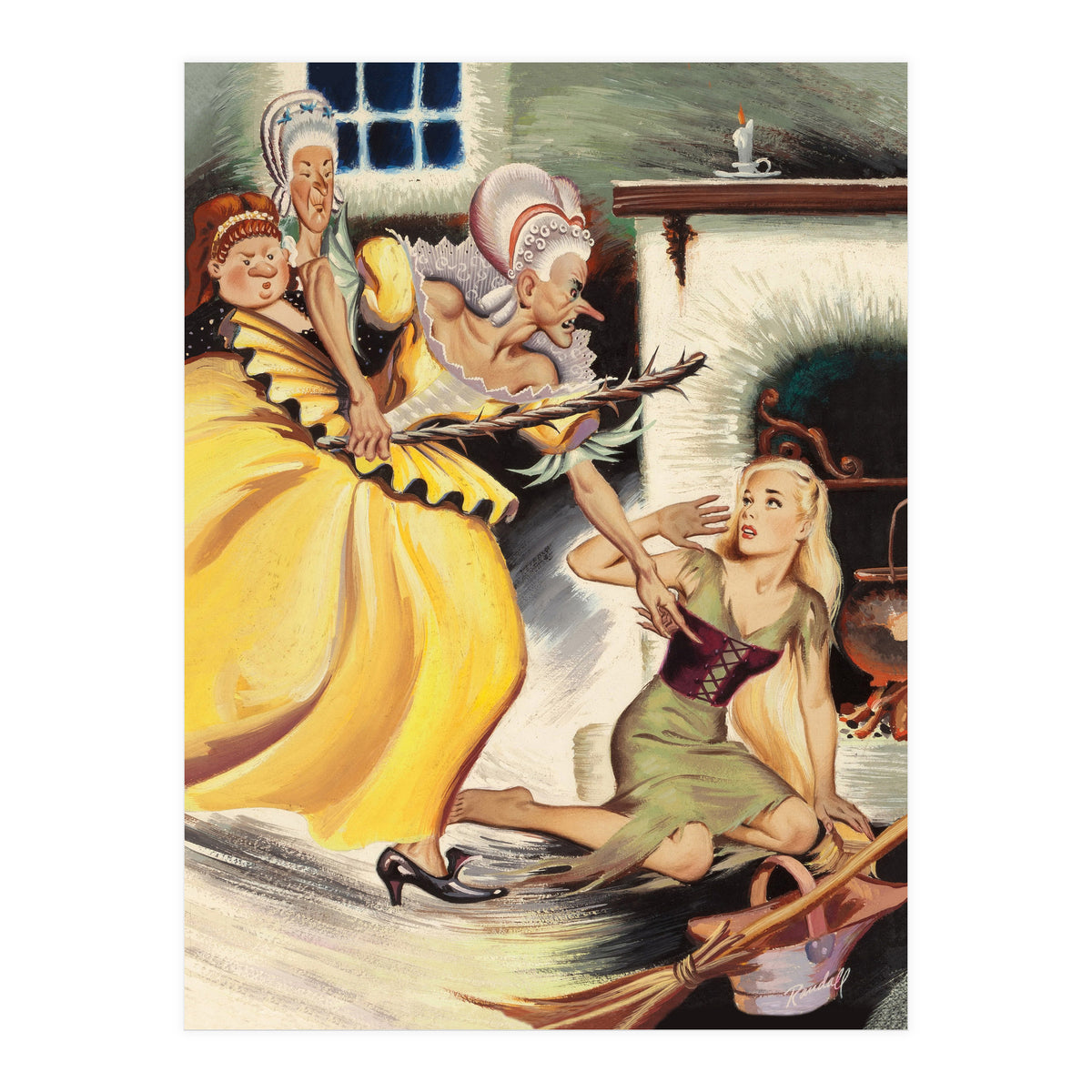Pinup Cinderella  (Print Only)