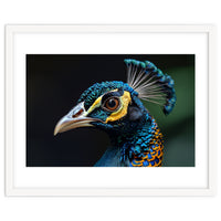 Close-up of a Peacock’s Head