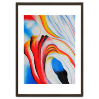 Georgia O’Keeffe – Music, Pink and Blue (1918) | Abstract Modernist Harmony of Color and Emotion