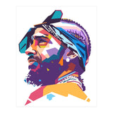Nipsey Hussle pop art portrait (Print Only) thumbnail