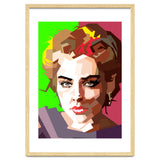 Sharon Stone Actress Movie Retro Illustration thumbnail