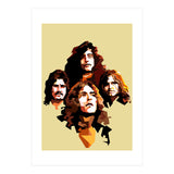 Retro Led Zeppelin Rock Blues Music (Print Only) thumbnail