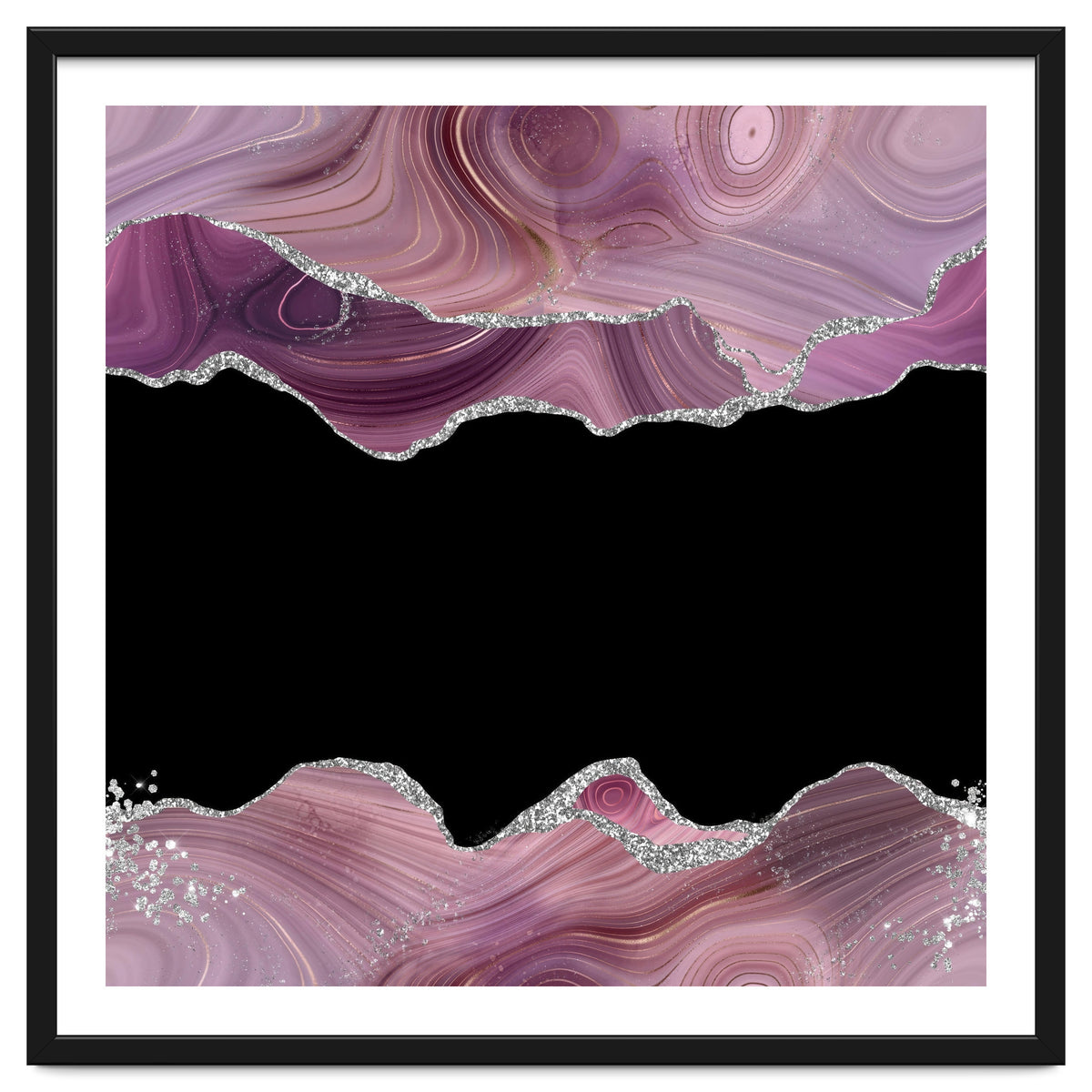 Mauve & Silver Agate Texture 03