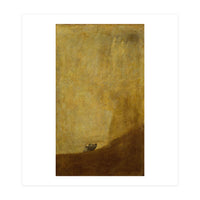 Dog, half submerged. One of the &quot; from the Quinta del Sordo, Goya's house.1819-1823. (Print Only)