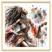 Skyward Beadwork Dancer Portrait