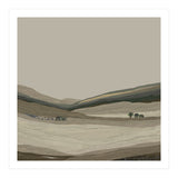 Muted Landscape oil painting  (Print Only) thumbnail