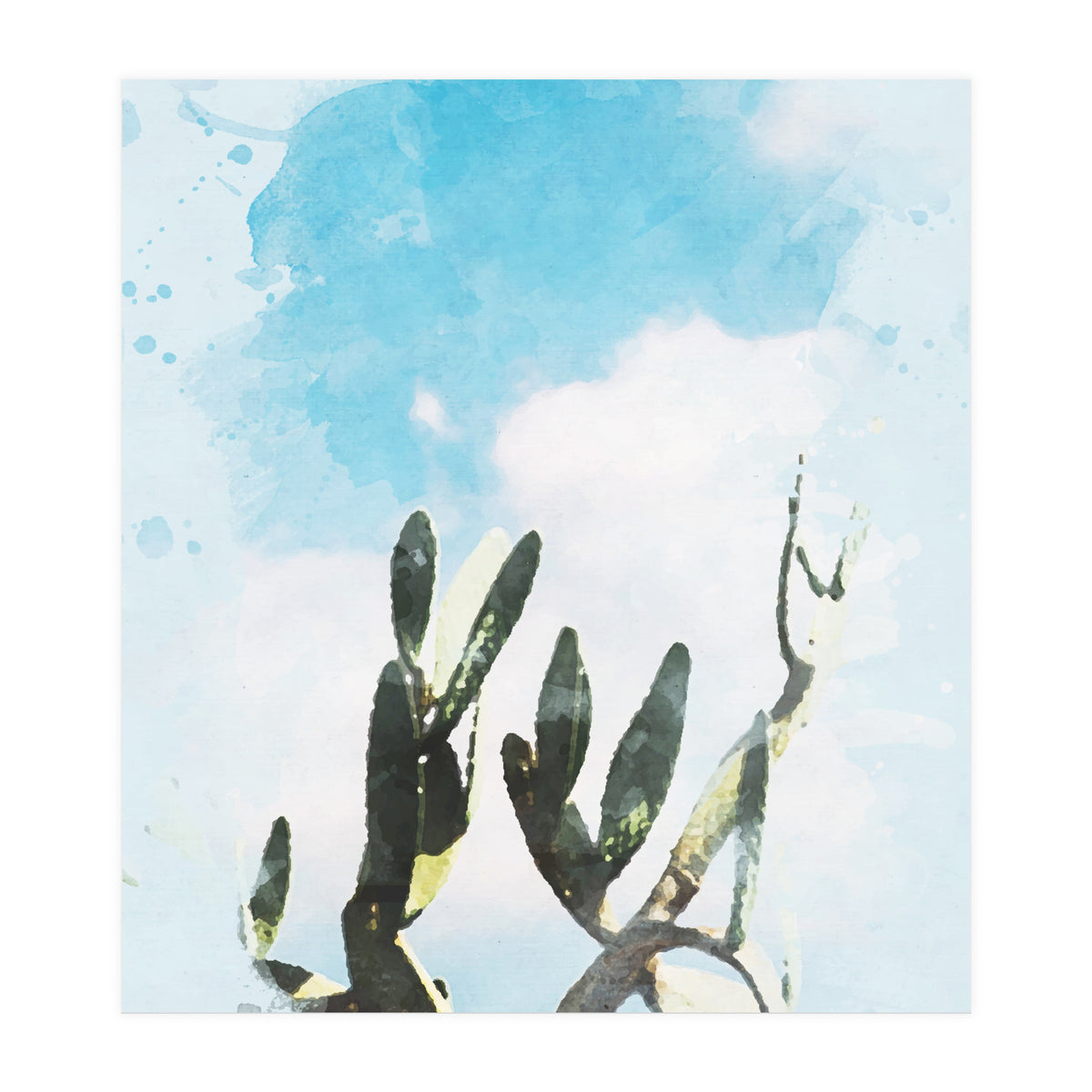 Cactus & Sky (Print Only)
