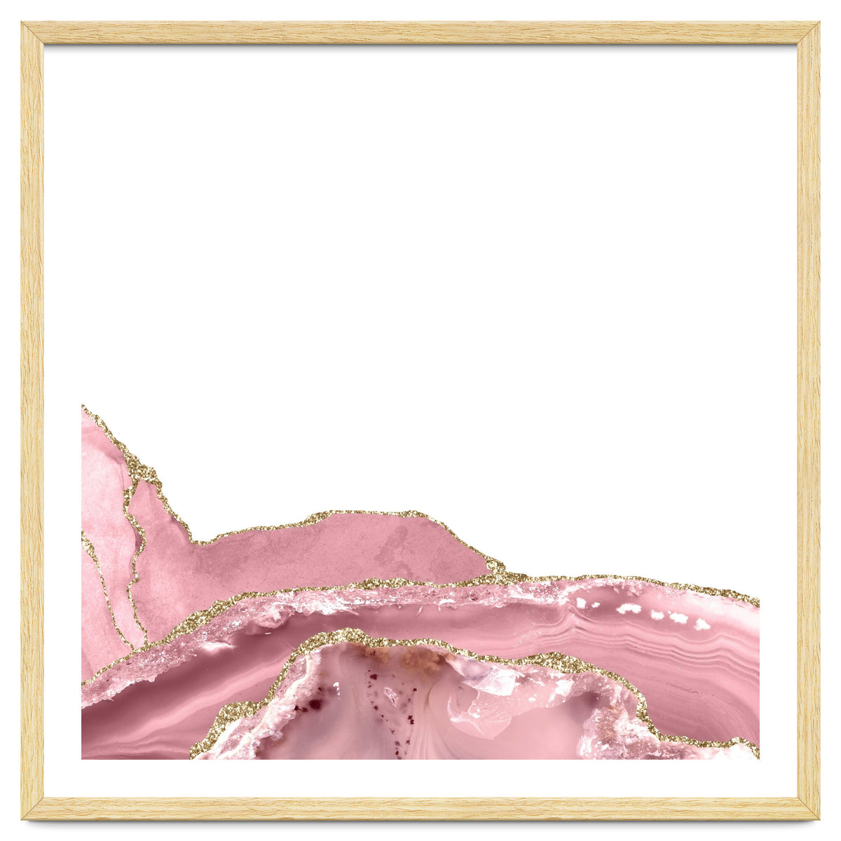 Blush & Gold Agate Texture 08