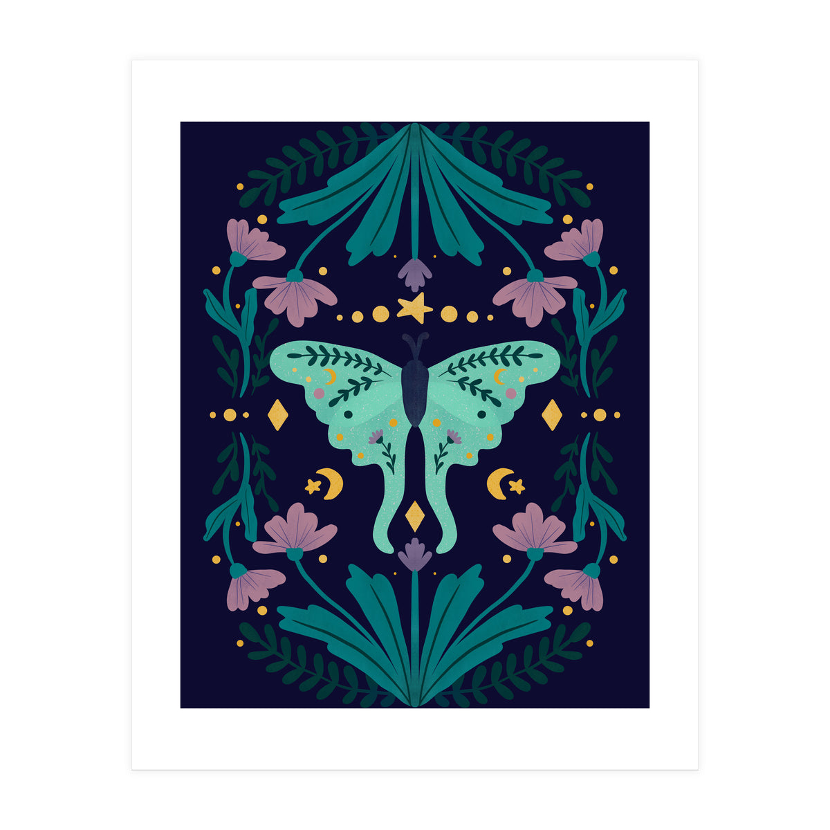 Mystical Series – Luna Moth (Print Only)