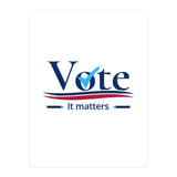 vote it matters - For elections (Print Only) thumbnail